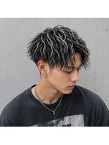 アヴァンシア 石巻(AVANCIA) ホワイトメッシュ×縦落ちツイスパ