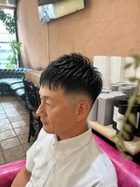 イネス(Ines)&nbsp;紳士のショートテーパーフェード