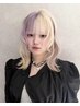 [ケアブリーチ2回]+デザインカラー+カット+2step AMASIAトリートメント