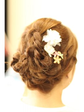 グラスペディア(graspedia) 編みこみアップ