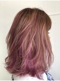 【Lead Hair】インナーカラーピンク