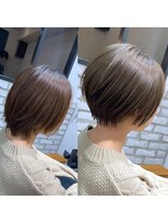 アヴァロン(AVALON)&nbsp;【mag  ginza】立体感丸みショートボブ×ハイライトカラー