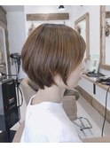 丸みショートボブ