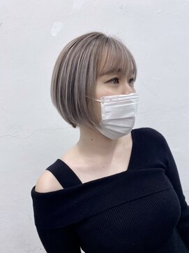 ココ 原宿(KOKO) #黒髪#小顔#クラゲヘアー#オリーブグレー#ココアベージュ#美髪