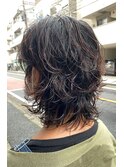 【VANESSA 鶴見】ショートウルフパーマ