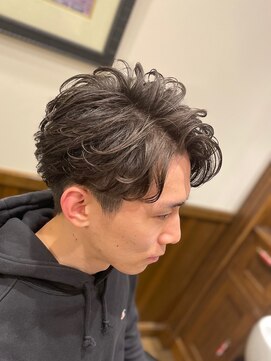 ヒロギンザバーバーショップ 神楽坂店(HIRO GINZA BARBER SHOP) ニュアンスパーマ