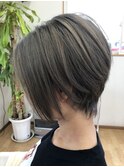 大人女性に人気ショート×ハイライト