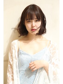 ギンザカミノア 熊谷店(GINZA CAMINOIA) パールベージュのボブパーマ