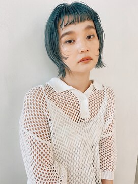 シス バイ フィット(SYS by fit) こなれミディ/大人かわいいヘア/ホワイトグレージュ[千葉駅]