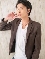 トニーアンドガイメン ホテル京阪仙台店(TONI&GUY MEN) ナチュラルアッシュな七三ツーブロックショートd