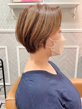 ロンド 銀座(Lond) 【春日美月】手櫛で束間ショートヘア