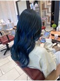 『light Blue』デザインカラー×ブリーチカラー