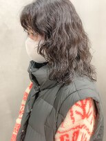 テトヘアー(teto hair)&nbsp;ミディアムウルフ、スパイラルパーマ、くるくるパーマ