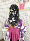 ＊THE  RIRE. 卒業式×ハーフアップ×リボンアレンジ＊
