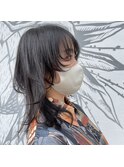大人可愛い20代30代40代小顔ウルフレイヤー