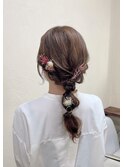 編みおろしアレンジ