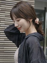 ガーデン オオタカノモリ(garden otakanomori)&nbsp;簡単スタイリング結んでも可愛い小顔に見える前髪顔まわりカット
