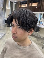 クレス 武蔵浦和店&nbsp;ソフトツイストスパイラルパーマ/メンズパーマ/刈り上げ/無造作