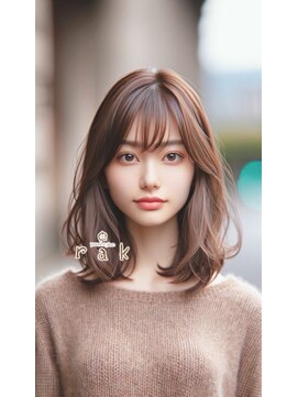 ラクヘアー 姪浜店(rak hair) ナチュラルミディ