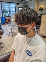 コワファーストナガサキシャンプーボーイ(COIFF1RST NAGASAKI SHAMPOO BOY)&nbsp;vマッシュ×波巻きスパイラルパーマ