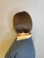 ブロッサム 東久留米店(Blossom)&nbsp;大人美人外ハネボブショコラアッシュ前髪小顔カットモテ髪