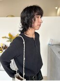 メンズニュアンスパーマウルフ
