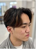 ニュアンスパーマセンターパート韓国ワンカールパーマ