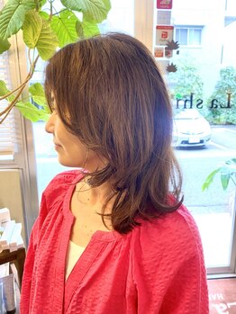 ラシック(La shic)の写真/スキバサミを使わない高いカット技術で、仕上がりの違いを体感ください！あなたのなりたいを叶えてくれる*