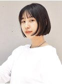 小顔つや髪顔まわり簡単スタイリングショートボブヘア