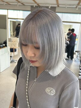 コト 福井大和田店(coto) 福井/シルバー/ブリーチ/ダブルカラー/ハイトーンカラー