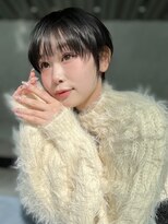 ユーフォリア 銀座(Euphoria) コントラストハイライトくびれショートマッシュショート前髪あり