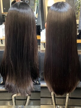 リブロ(LiBro) フェミニンロングネビージュダークアッシュ暗めカラー