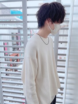 ジーナ 天神(Zina) マッシュウルフ/ブルーブラック