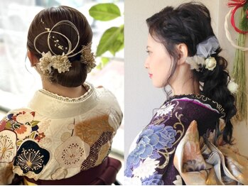 スリー(THREE)の写真/【東静岡駅徒歩3分】結婚式やパーティー等に！一緒にご相談しながら一人ひとりに合った特別なスタイルを◎