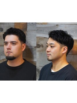 スーツに合うかっこいいヘアスタイルも得意です。