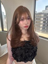 ボタン ハカタ(VOTAN hakata) ベージュ/ミディアム/ミディアムレイヤー/ブリーチなし