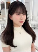 韓国風レイヤーカット髪質改善ダブルカラーハッシュカット
