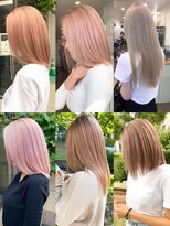 ワンスタイル(One style)&nbsp;【ケアブリーチ2回　学割U24】ハイトーンカラー＋髪質改善TR