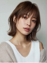 AccessMoon 米沢本店 クラゲヘアー/小顔/ココアベージュ/オリーブグレー/水戸米沢