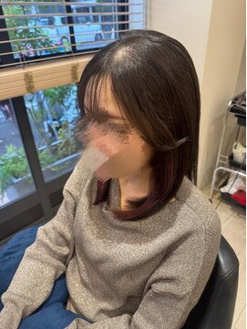 シンプル(Simple) 大人のインナーカラー