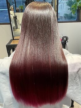 トリッカアヴェダ(tricca AVEDA)の写真/ダメージレスストレートで癖のお悩み解消◎髪への負担も少ないので綺麗なストレートヘアを維持できます!