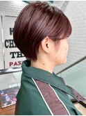 ミルクティーブロンド/ワンホンレイヤーカット/横浜