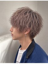 オールブルー(ALL BLue)&nbsp;ラウンドマッシュ×ラベンダーベージュ