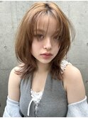 ナチュラルくびれヘア/くびれヘア／顔まわりカット／色っぽヘア