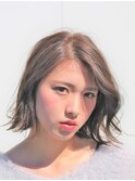人気↑☆シースルーカラー☆外ハネナチュラルボブ☆