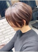 直毛さんオススメ！！【丸みパーマ】美シルエットくびれショート