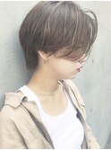 大人かわいいウルフレイヤー#前髪#ココアブラウン
