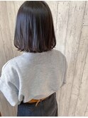 ワンカールで可愛い切りっぱなしボブ