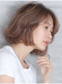 まとまる＊ワンサイド前下がり大人ナチュラルボブ