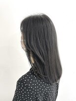 クリアリティ ヘアーサロン 京都駅前本店(clarity hair salon)&nbsp;ダークアッシュ×ミディアムロング　@1101_hairstyle●068●